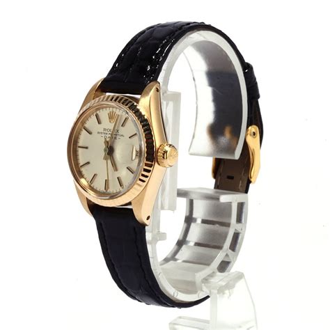 used rolex leather strap|rolex leather strap for women.